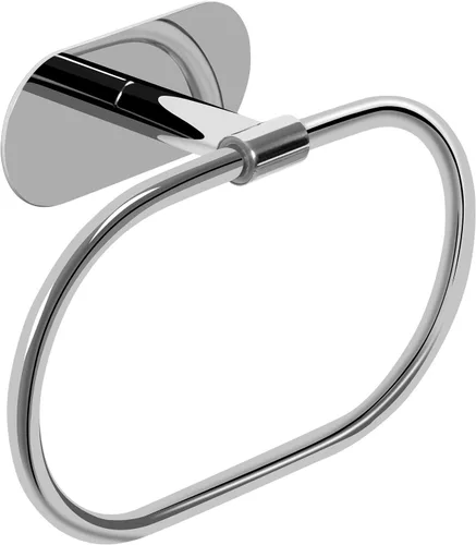 Vista 8 de HouseAid Toallero autoadhesivo para baño, soporte para toallas de mano adhesivo de acero inoxidable, sin perforaciones, moderno colgador de toallas