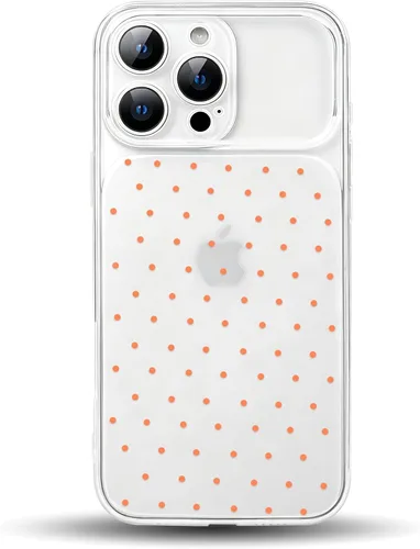 Vista 18 de NITITOP Funda para iPhone 17, diseño de lunares transparentes, color negro