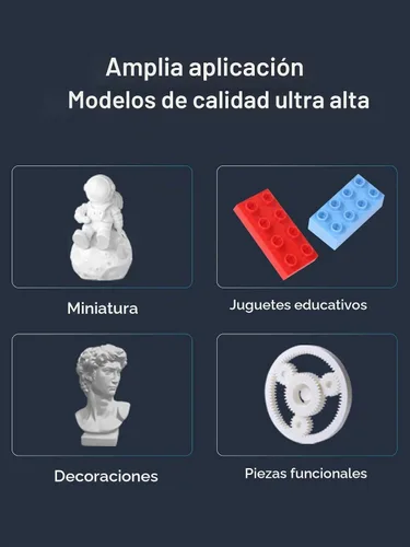 Vista 7 de Creality PLA - Filamento de impresora 3D de 1.75 mm, paquete de filamento para impresoras 3D, resistencia mejorada sin deformación, precisión
