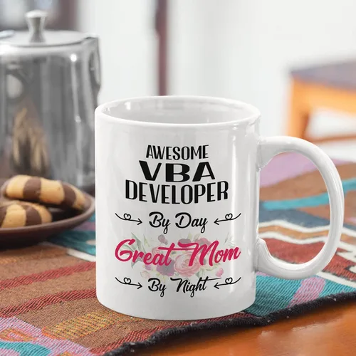 Vista 34 de Regalo del día de la madre de hija, hijo a mamá Taza de cerámica blanca de 11 oz, 15 oz - Analista Administrativo