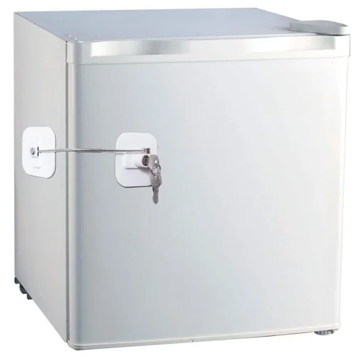 Vista 4 de Refrigerador, mini refrigerador con llave para adultos, para nevera, puerta de gabinete (2 unidades)