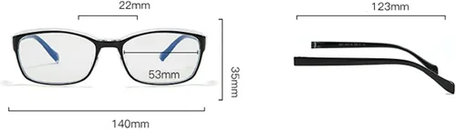 Vista 5 de Gafas de seguridad anti-niebla arañazos marco claro, 2021 nuevo TR90 gafas de bloqueo de luz azul