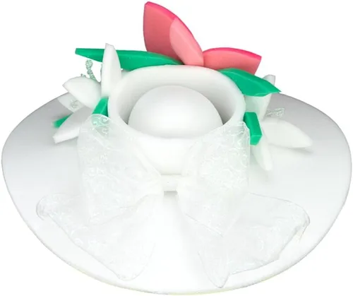 Vista 22 de Foam Party Hats: Feathers Princess Crown – Handmade Fancy Feather Crown for Weddings, Parties & Costumes