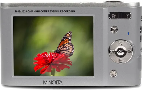 Vista 7 de Minolta Cámara digital MND20 de 44 MP - Video Ultra HD de 2.7K, zoom digital 16X, estabilización antivibración, lapso de tiempo, detección facial