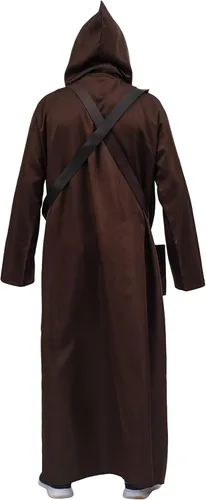 Vista 5 de Jawas Space Wars - Capa de alienígena con máscara LED para Halloween