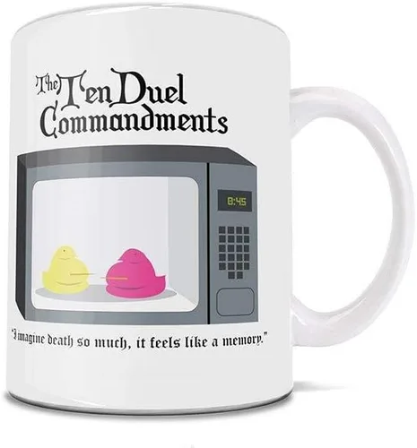 Vista 189 de Trend Setters Friends the Television Show – 25 años – Mercancía oficial – Taza de café o té de cerámica blanca de 11 onzas – perfecta para regalar
