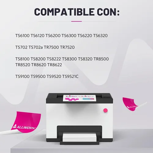 Vista 2 de CLI-281XXL Cartucho de tinta compatible con Canon TR8620a, paquete de 4 280XXL 281XXL - 4 Paquete