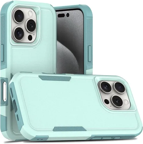Vista 9 de Funda protectora para iPhone 8 Plus, iPhone 7 Plus de 5.5 pulgadas, a prueba de golpes, resistente y duradera, color verde