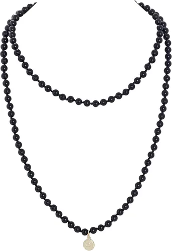 Vista 13 de Firstmeet Collar de piedra larga de ágata con cuentas de cadena redonda suave pulsera joyería para mujer Amatista