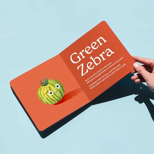 Vista 2 de Little Book of Tomatoes by Chunky Deli: A Clever Foodie Board Book for Babies and Toddlers, Unique Baby Shower Gift for New Parents Libro
