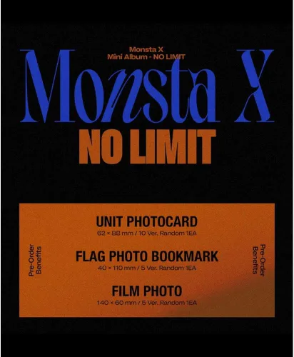 Vista 2 de Starship MONSTAX NO LIMIT 10º Mini álbum [Incluye tarjeta fotográfica aleatoria, funda para tarjeta fotográfica] (Ver.3) (L100005784)