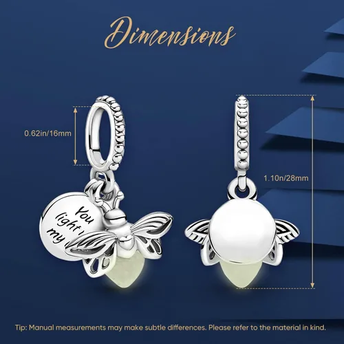 Vista 2 de LENDPLEX 925 Sterling Silver Charms Beads Fit for Pandora Bracelets Pendants Necklace and DIY Jewelry Gifts for Women Girls.