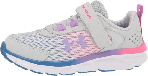 Vista 8 de Under Armour Tenis de correr unisex Assert 9 con cierre alternativo ancho para niños