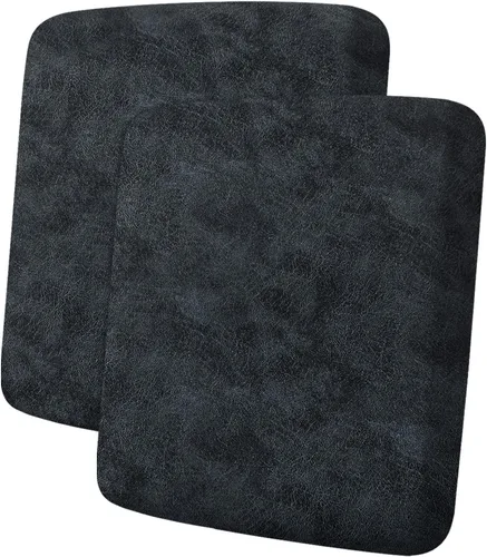 Vista 110 de ANARACHON Fundas de cojín de sofá con aspecto de cuero, juego de fundas de asiento de sofá, protector de muebles para sillón seccional, sofá biplaza
