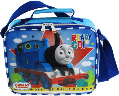 Vista 5 de GenericJINCHENG YSECTL Thomas & Friends - Mochila de lujo de 16 pulgadas con lonchera aislada a juego