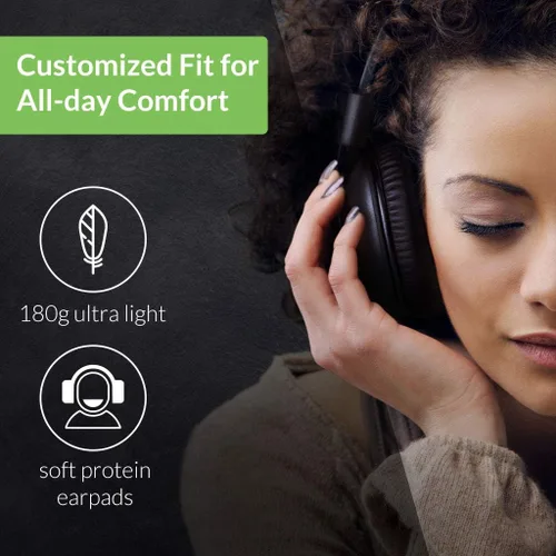 Vista 6 de Avantree C519M - Auriculares Bluetooth con micrófono para PS5 e interruptor, auriculares inalámbricos con adaptador USB C para PC y laptop, baja