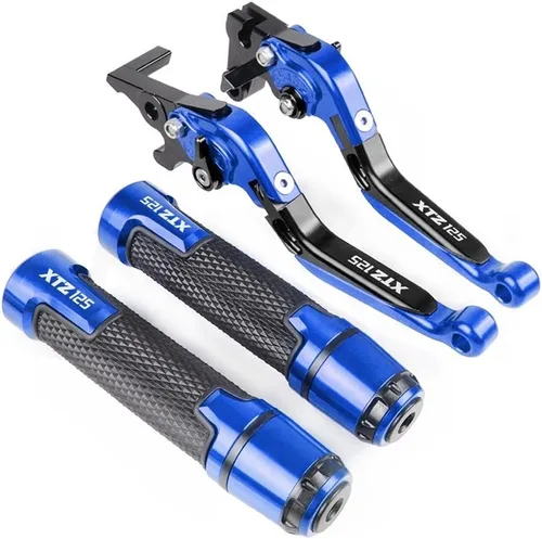 Vista 12 de DOUKI Palanca de freno para motocicleta Yamaha XTZ125 XTZ 125 2014 2015 Palanca de freno de embrague de motocicleta extensible ajustable palancas