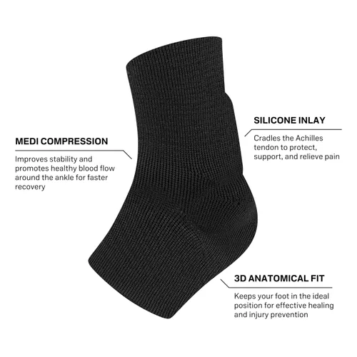 Vista 2 de CEP Max Support - Manga de Aquiles, negro, unisex, XS