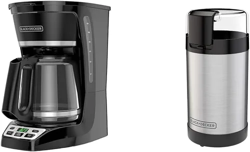 Vista 11 de BLACK+DECKER Cafetera programable de 12 tazas*, color negro