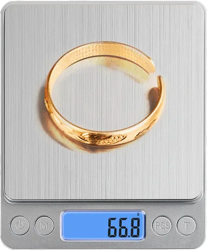 Vista 8 de Báscula digital de cocina de alimentos mejorada, 105.82 oz/0.00 oz de alta precisión que mide en gramos y onzas para cocinar, hornear, joyas