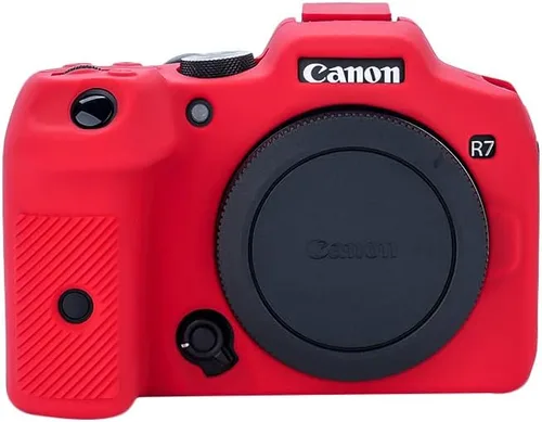 Vista 8 de Rieibi EOS R7 Funda De Cámara, Funda De Silicona Para Canon Eos R7 Cámara Digital, Cubierta Protectora De Silicona Para Canon R7 - Negro