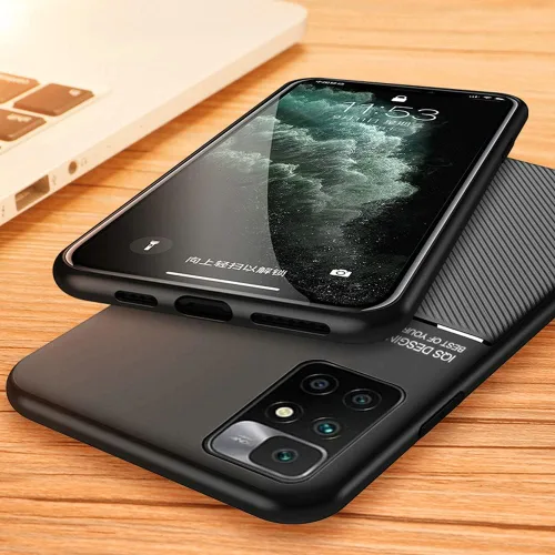 Vista 6 de Kepuch Mowen Funda Para Xiaomi Redmi 10/Redmi Note 11 4G 2021 - Cubierta De Parachoques Placa De Metal Incorporada Para Xiaomi Redmi 10/Redmi Note