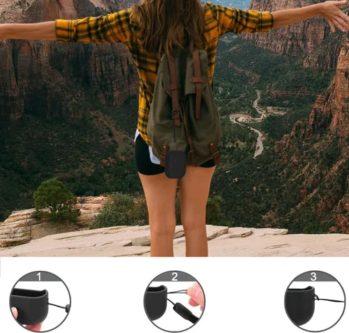 Vista 7 de Funda protectora para AirPods Pro 2, AirPods Pro de 2ª generación [2022], funda protectora de silicona suave a prueba de golpes con correa de mano