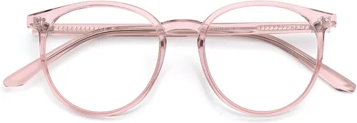 Vista 15 de Gafas redondas con bloqueo de luz azul para computadora para mujeres y hombres