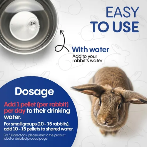 Vista 5 de HealthyAnimals4Ever Rabbit E. Cuniculi - Tratamiento para infecciones