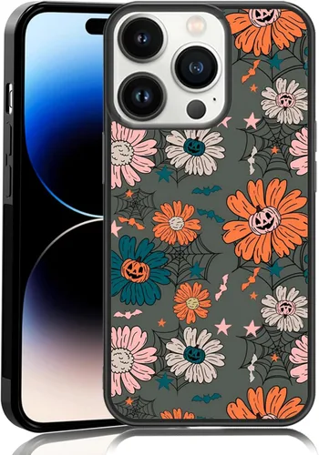 Vista 38 de Funda para iPhone 11 Pro Max, funda protectora de poliuretano termoplástico (TPU) a prueba de golpes, diseño de cabeza de calabaza, diseño de araña