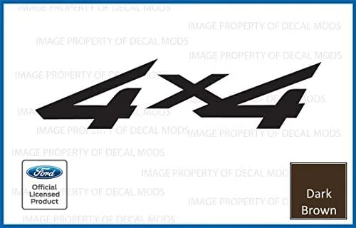 Vista 10 de Adhesivos 4x4 para Ford F250 F350 (1997-2010) Negro - CB