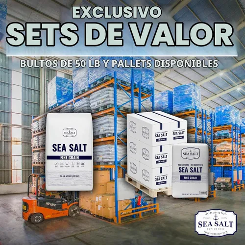 Vista 5 de Sea Salt Superstore Sal marina fina Kosher a granel, pura sin yodar, 50