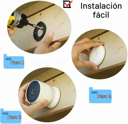 Vista 3 de TEYOUYI Soporte de pared para pieza de repuesto de cámara Google Nest, negro, 2