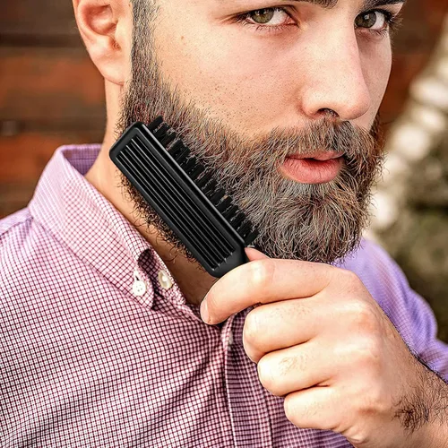 Vista 7 de NICEMOVIC Cepillos de limpieza para peluquería, 20 piezas de cerdas de nailon con mango de plástico, suministros de limpieza multifuncionales