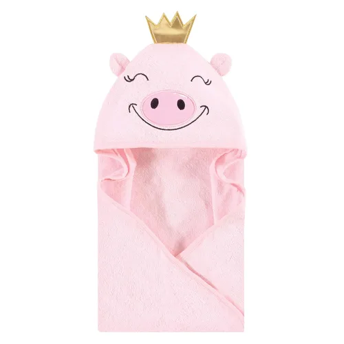 Vista 61 de Hudson Baby Toalla con capucha unisex de algodón con cara de animal para bebé, cocodrilo, talla única