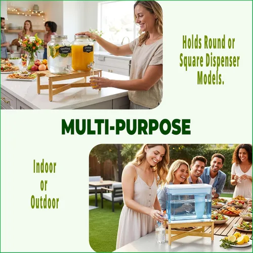 Vista 5 de Soporte para dispensador de filtro de agua, adecuado para dispensadores de agua de encimera con sistema de filtro, fácil de instalar, duradero