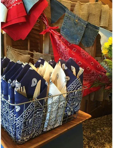 Vista 2 de Bandanas de cachemira (100% poliéster, tamaño extra grande, 27.0 x 27.0in, 6 unidades)