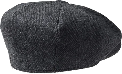 Vista 3 de Gorra plana para hombre, 8 piezas, estilo Newsboy, lana