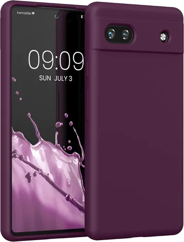 Vista 18 de kwmobile Funda Compatible con Google Pixel 6 Pro - Funda de teléfono de silicona TPU con acabado suave - Azul Arrecife