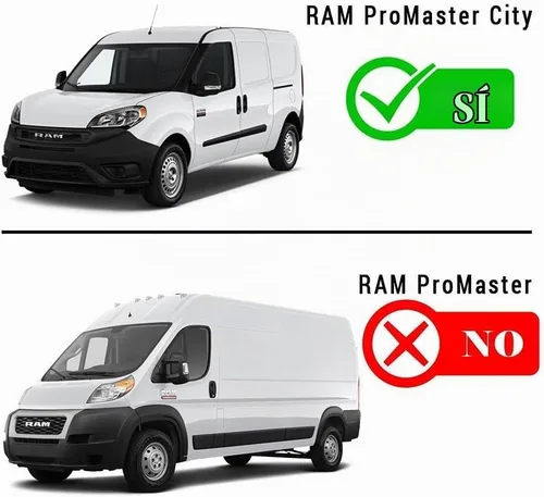 Vista 2 de REZAW-PLAST Tapete de carga de goma para Ram ProMaster City 2015-2022 – Resistente, inodoro, forro de maletero para todas las estaciones – Tapete