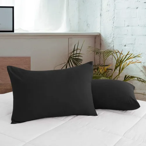 Vista 8 de PiccoCasa Fundas de almohada con cremallera, 100% microfibra cepillada de poliéster, juego de 2, fundas de almohada estándar suaves y cómodas