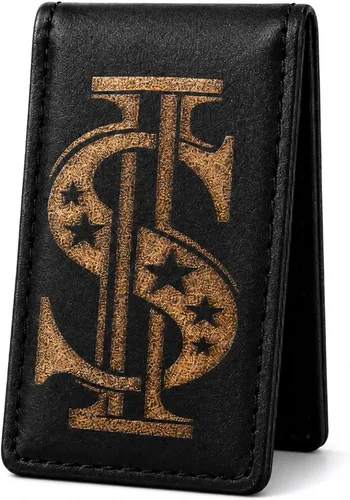 Vista 7 de LB LEATHERBOSS Pinza magnética fuerte de piel nueva para hombres, Baloncesto