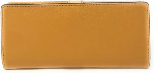 Vista 3 de Michael Kors - Billetera de viaje plegable, plana y delgada en cuero saffiano