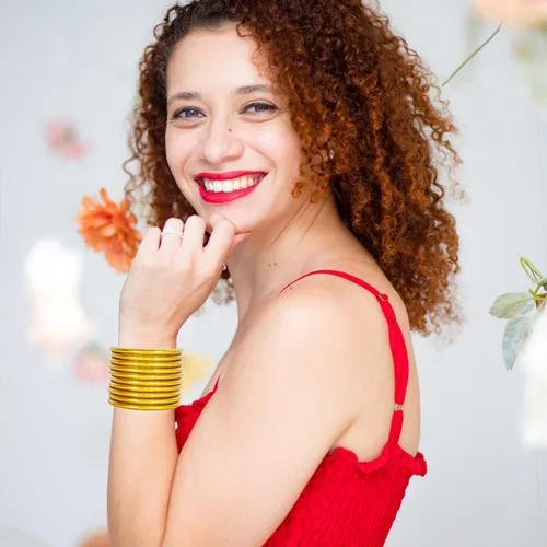 Vista 3 de Juego de pulseras de gelatina con purpurina joyas a la moda con forro de polvo dorado pulseras ligeras y bonitas para mujeres y niñas