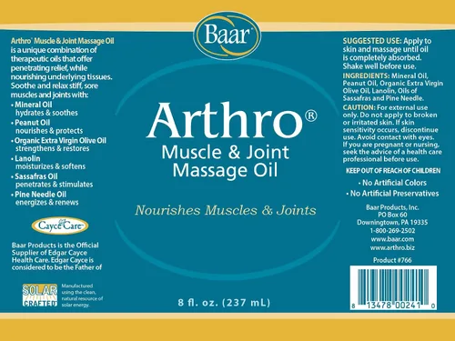 Vista 2 de Arthro - Aceite de masaje muscular y articular -8 oz.