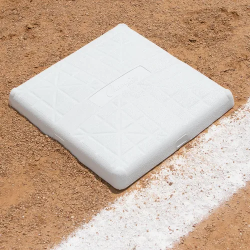 Vista 4 de Champion Sports Pro - Juego de primera base doble - Primera base doble biselada duradera - Construcción sólida de una pieza - Juego de 3 anclajes
