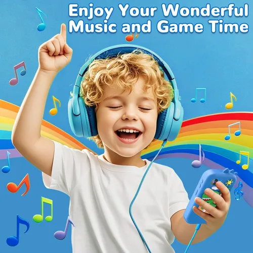 Vista 5 de Lapare Teléfono infantil para niños, teléfono de juguete con pantalla táctil con doble cámara, música y juegos, teléfono de juguete de aprendizaje