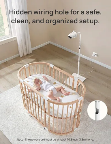 Vista 9 de Dr.Care LumiView Max Monitor inteligente WiFi de 7 pulgadas con soporte