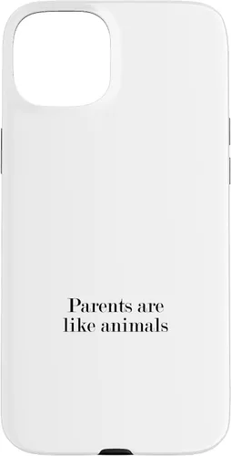 Vista 9 de iPhone 16 Parents are like animals Case