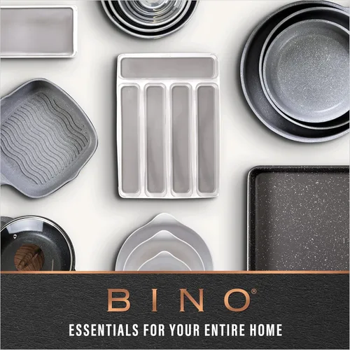 Vista 9 de BINO Ensalada Spinner – 2.6 cuartos de galón Pequeño Spinner manual de lechuga con sistema de drenaje integrado Ensalada Spinner, colador